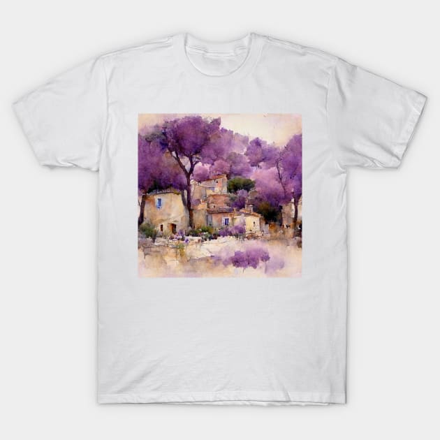 Provence watercolor T-Shirt by loud-silence